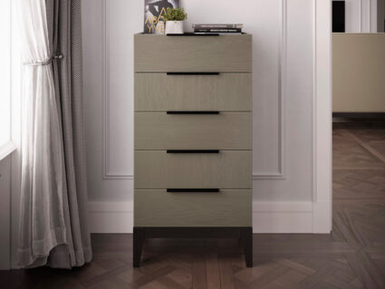 Комод Rivi Goodman (узкий) Серый графит/венге 1505