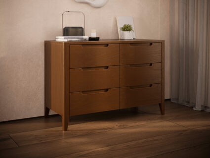 Комод Rivi Ruby 6 Орех светлый 1555