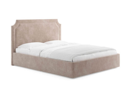 Кровать Сонум Eliot Микровелюр Кремовый 256