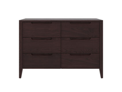Комод Rivi Ruby 6 Дымчатый темный дуб 1555